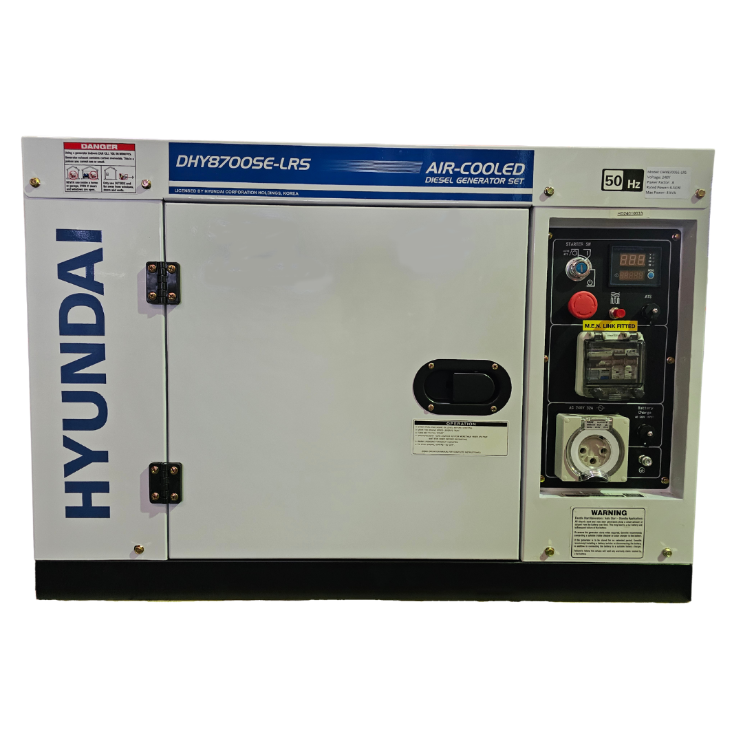 8kVA Hyundai DHY8700SE-LRS