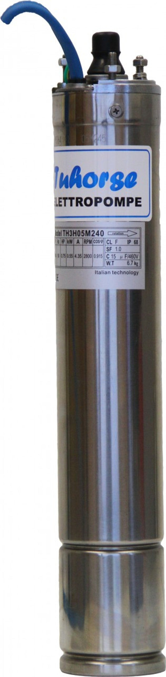 4" 0.75HP 550W 240V Motor Only & Free Delivery