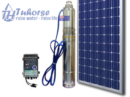 4" 1000W Solar Submersible Pump with 800W Solar Panel with 40m Cable & Free Delivery