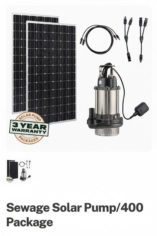 Sewage Solar Pump with Panels