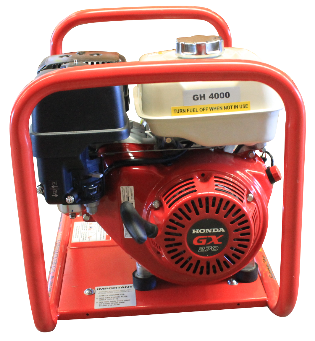 Honda 4.5kVA GH4000H Hire Spec