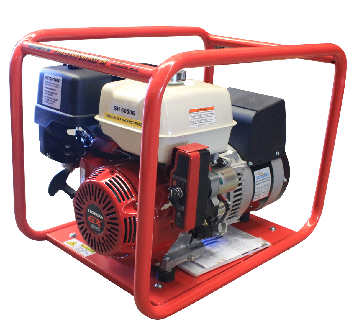 Honda 7.5kVA GH6000E Electric Start