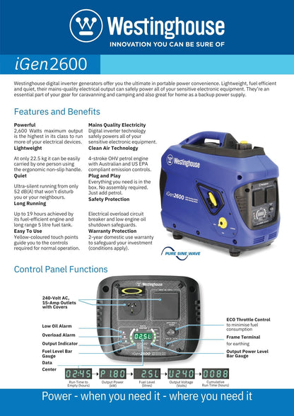 IGen2600 Portable Generator