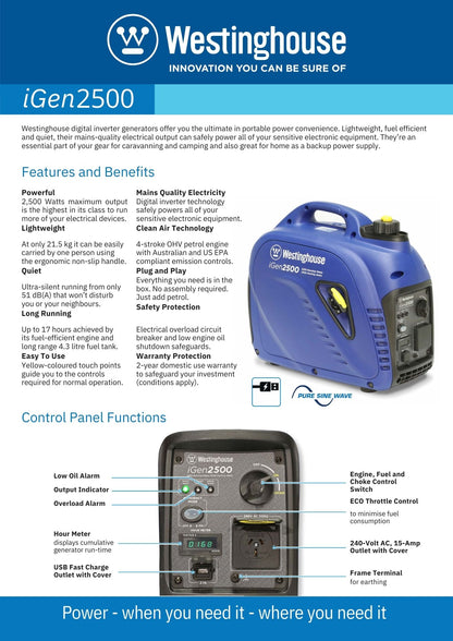 IGen2500 Portable Generator