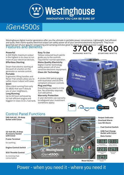 IGen4500 Portable Generator