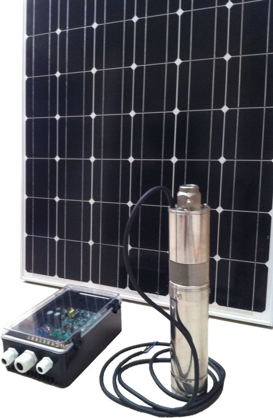 3" 210W Solar Submersible Pump with 400W Solar Panel with 40m Cable Package & Free Delivery